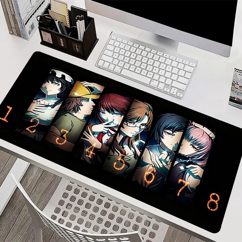 Kawaii Anime Mouse Pads Gamer Keyboard Pads Notebook Mousepad Steins Gate Computer Desk Mat Hot Gaming Mouse Mats For Cs Go Lol