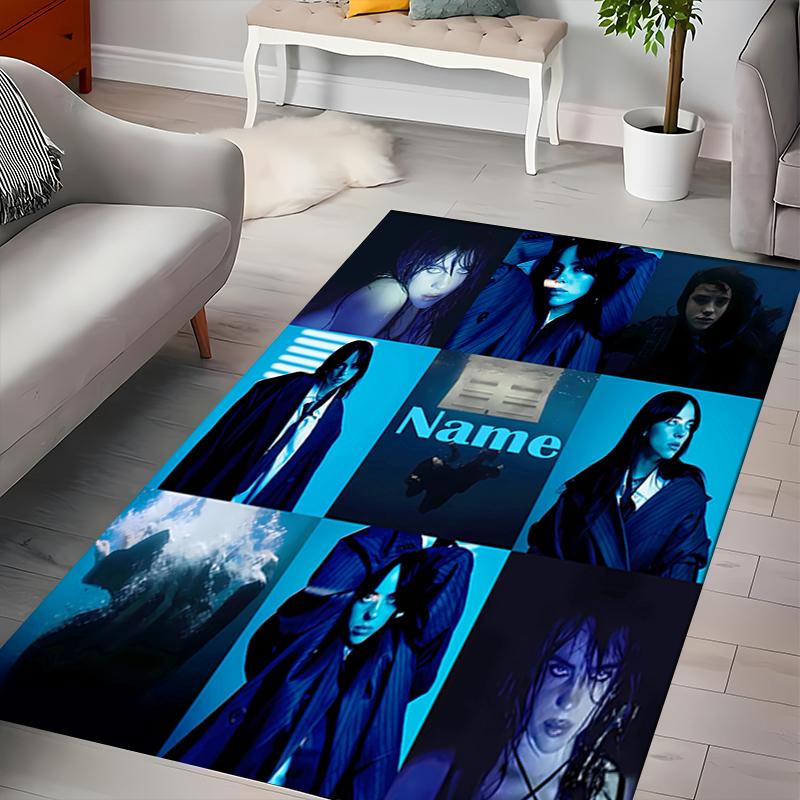 Custom personalization Billie Eilish Area Rug - Perfect For Kitchen, Bathroom,Laundry Room Decor Large Size Available,Gift All Seasons