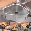Useful Stainless Steel Triangle Strainer Effortless Residue Filter for Kitchen Corners Durable Mesh Drain Basket