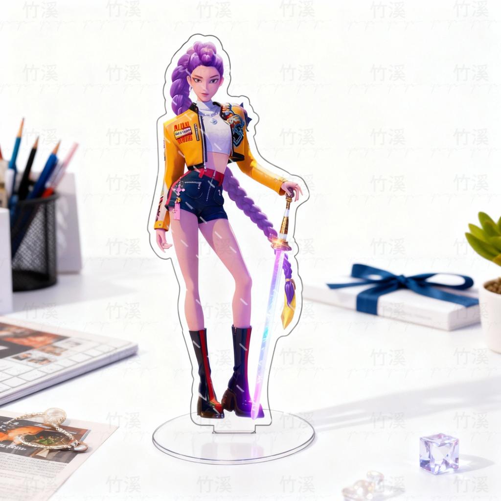 Anime KPop Demon Hunters Figure, Acrylic Stand, Rumi Mira Zoey Model,  Birthday Table Decoration, Christmas Gift for Fans