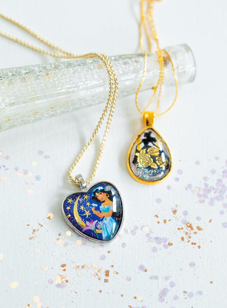 Gakken Girls Craft Disney Princess Блестящие аксессуары из стеклянного кабошона Q750866