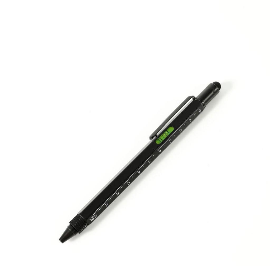 6-in-1 Multi-functional Tool Pen: Touchscreen Stylus, Double-ended Screwdriver, Ruler, Metal Ballpoint