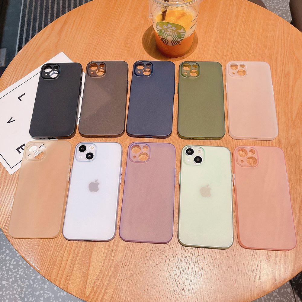 Тонкий мягкий чехол толщиной 0,3 мм для Iphone 14 11 13 12 Pro Max Mini Xr X Xs 7 8 Plus Se, матовый прозрачный чехол для телефона с защитой от царапин