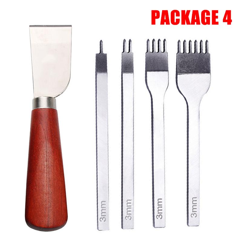 Профессиональные инструменты для рукоделия из кожи, набор для ремонта шитья, ручной швейный дырокол, набор рабочих седел, набор игл для рукоделия из кожи