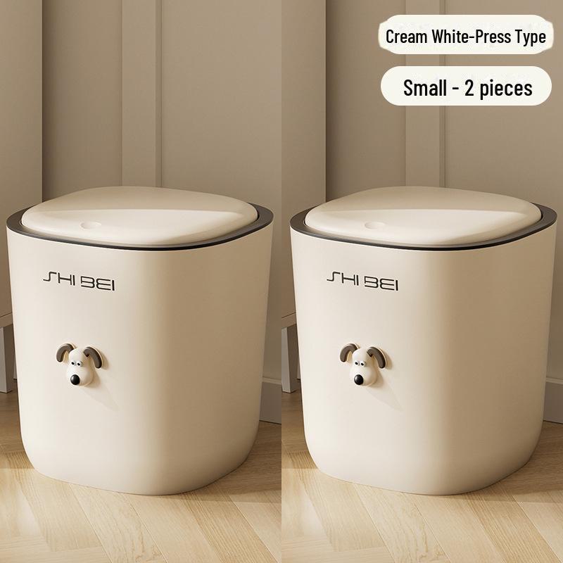 Мусорная корзина для дома 2023: Мусорное ведро с большой емкостью и крышкой для гостиной, ванной комнаты, туалета или кухни