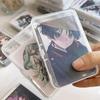 New Transparent Plastic Storage Box Photocards Small Card Storage Box Desk Organ