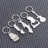 Reusable Openers Keychain Durable Corkscrews New Key Chains Bottle Opener