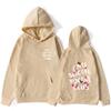 Mens Oversized Hoodie With Letter Print Loose Fit Cotton Pullover Casual Sweatshirt