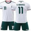 2026 World Cup Mexico away jersey No. 9 Raul national team jersey short-sleeved football jersey custom cross-border