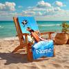 Personalized customized proof beach towel with Ice Age Dawn of the Dinosaurs pattern - soft, absorbent,quick-drying,perfect swimming,camping&bathing