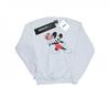 Mens Mickey Mouse Flowers Sweatshirt