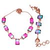 Bio-Tourmulian 14 Ct Rose Gold Plated Jewelry Necklace Bracelets18-20''