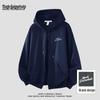 MARK FAIRWHALE Unisex Loose Fit Zipper Hooded Sweatshirt
