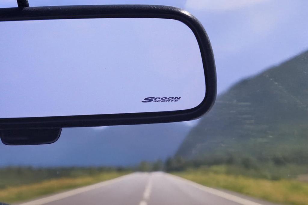 Spoon SPORTS Blue Wide Rearview for Honda Fit S660 Civic Accord Freed (SPOON Mirror) / / / / 76400-BRM-000