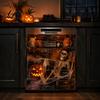 Magnetic Washing Machine Wrap Halloween Dishwasher Cover Ghost Pumpkin Fridge Magnet Decal 23 x 26 Cover for Scratches Inch Spooky Waterproof
