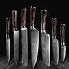 7Pcs Damascus Knife Sets Damascussteel Kitchen Knives Best Kitchen Knives Kitchen Stuff Knife