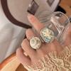 Bohemian Pearl Ring Vintage Finger Jewelry Women Beach Vacation Style 2026