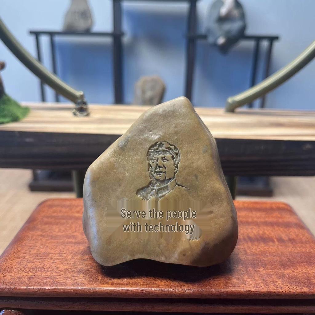 Natural Gobi Stone Carving Desktop Ornament & Flower Pot for Bonsai, Landscaping, Fish Tank, & Handicraft Decoration