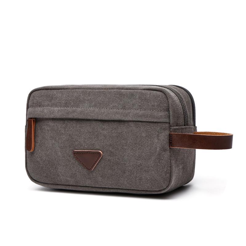 Men Clutch Bag Toiletry Kit Cosmetic Organizer Bag Canvas Travel Waterproof Wash Bag Female Makeup Box Women Make Up Beauty Case