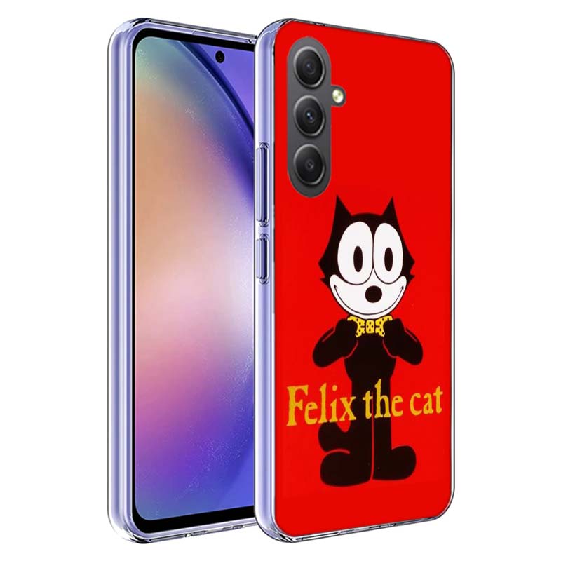 Забавный чехол для телефона F-Felix the Cats для Samsung A17 A37 A57 A07 A16 A26 A36 A56 A06 A02S A12 A22 A32 A52S A04S A14 A24 A34 A54 A03