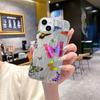 Чехол N76 Butterfly Clear Frame для Samsung S25 Ultra A55 A05s iPhone 16 13 Pro Max XR Xiaomi Redmi Note 13 с текстурой перьев из шифона и серебряным покрытием