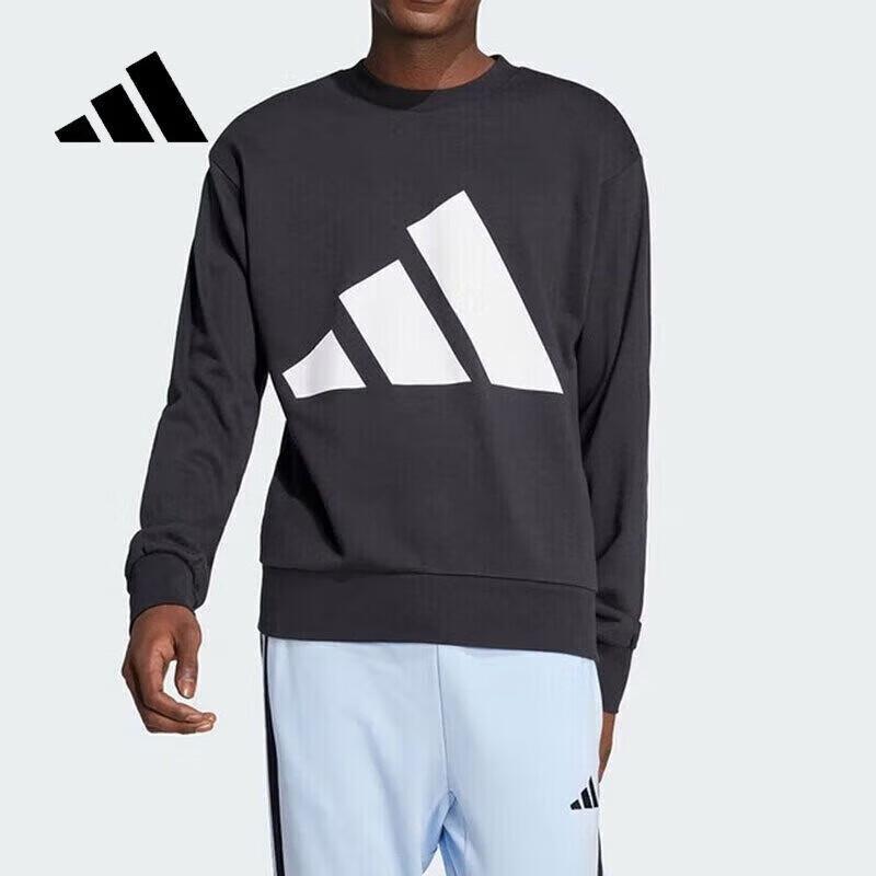 adidas Мужская базовая толстовка с круглым вырезом