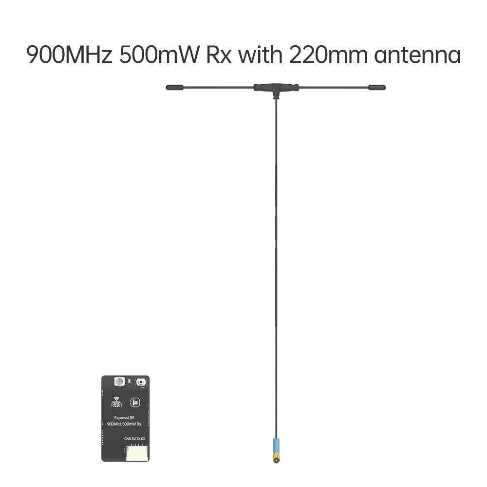 iFlight ExpressLRS ELRS 500mW Single Antenna Receiver ELRS 900MHz 500mW RX / ELRS 2.4GHz 500mW RX for FPV Parts