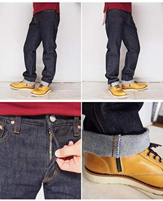 Kojima Jeans KOJIMA GENES 21oz Straight Jeans Made In One Denim, Japan, Wash, RNB-1221R-Indigo-38