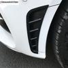 Front Bumper Spoiler Air Vent Cover Trim Carbon Fiber / Black Plastic Accessories For Mercedes-Benz C Class W205