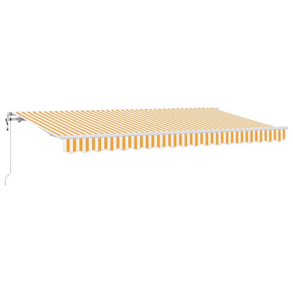 Retractable Awning Yellow 350 x 200 cm Fabric