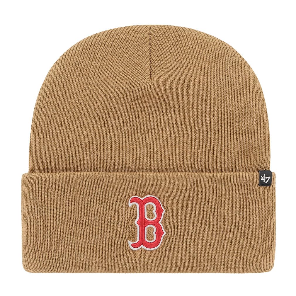 Бренд Red Sox Бежевая вязаная шапка '47 Универсальный размер для мужчин, (47brand361)
