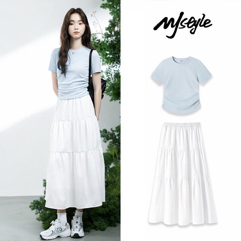 Коллекция комплектов из двух предметов и жилетов MJ STYLE с рюшами и коротким рукавом