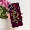 Чехол для Realme Note 80 4G RMX5388 Роскошная Корона Буква Алфавита A Z Мягкий Силиконовый Задний Чехол Для Realme Note 80 2026 Note80 Чехол