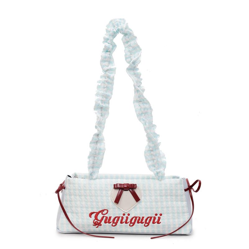 Sweet Bow Underarm Bag Handheld Women's Bag New Casual Shoulder Bag