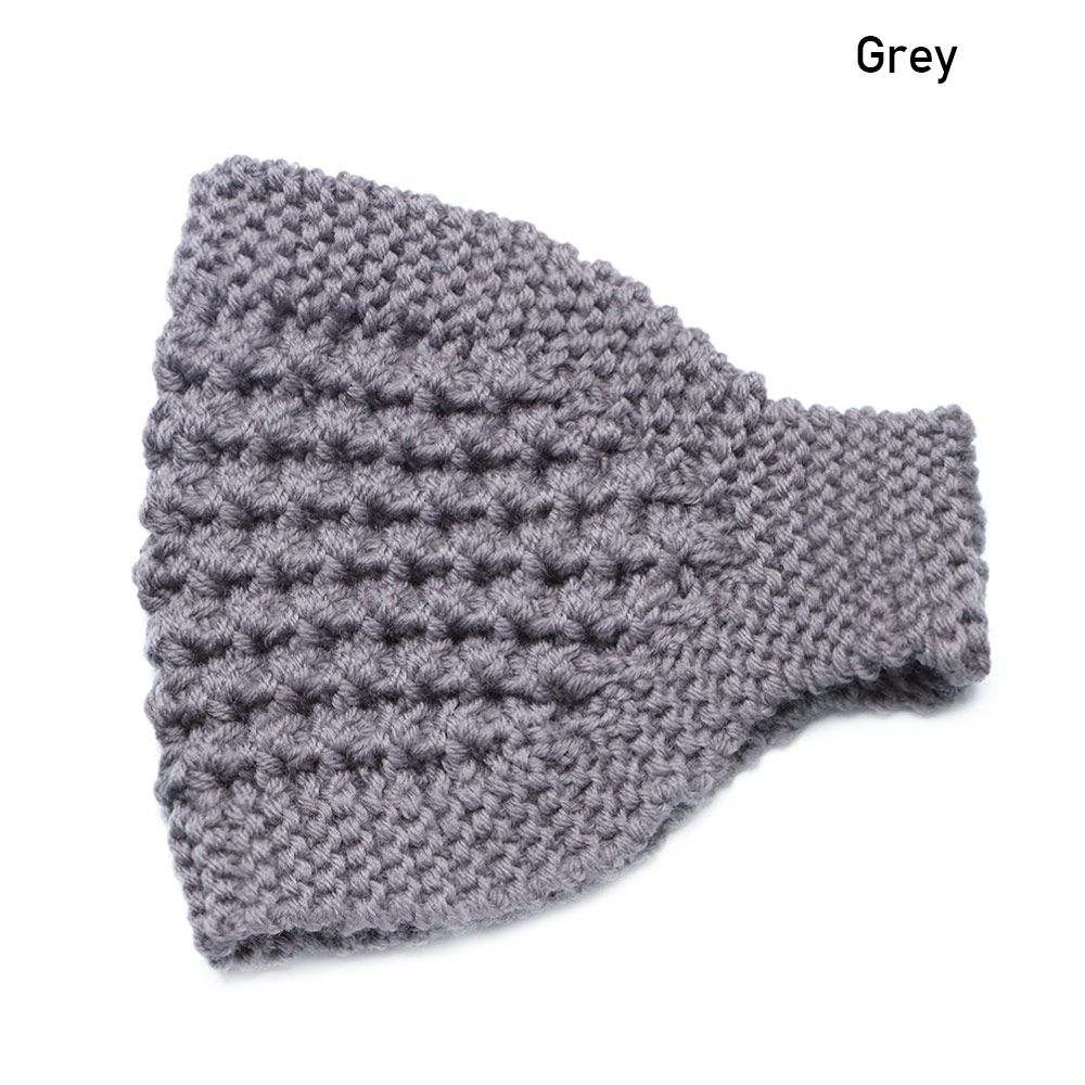 Warm Soft Stretch Scarf for Girls Warmers Hat Head Wraps Knitted Turban Winter Headbands