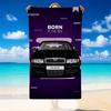 Quick Dry Beach Towel Skoda Pattern, Lightweight Absorbent Towel for Pool Beach Vacation Use
