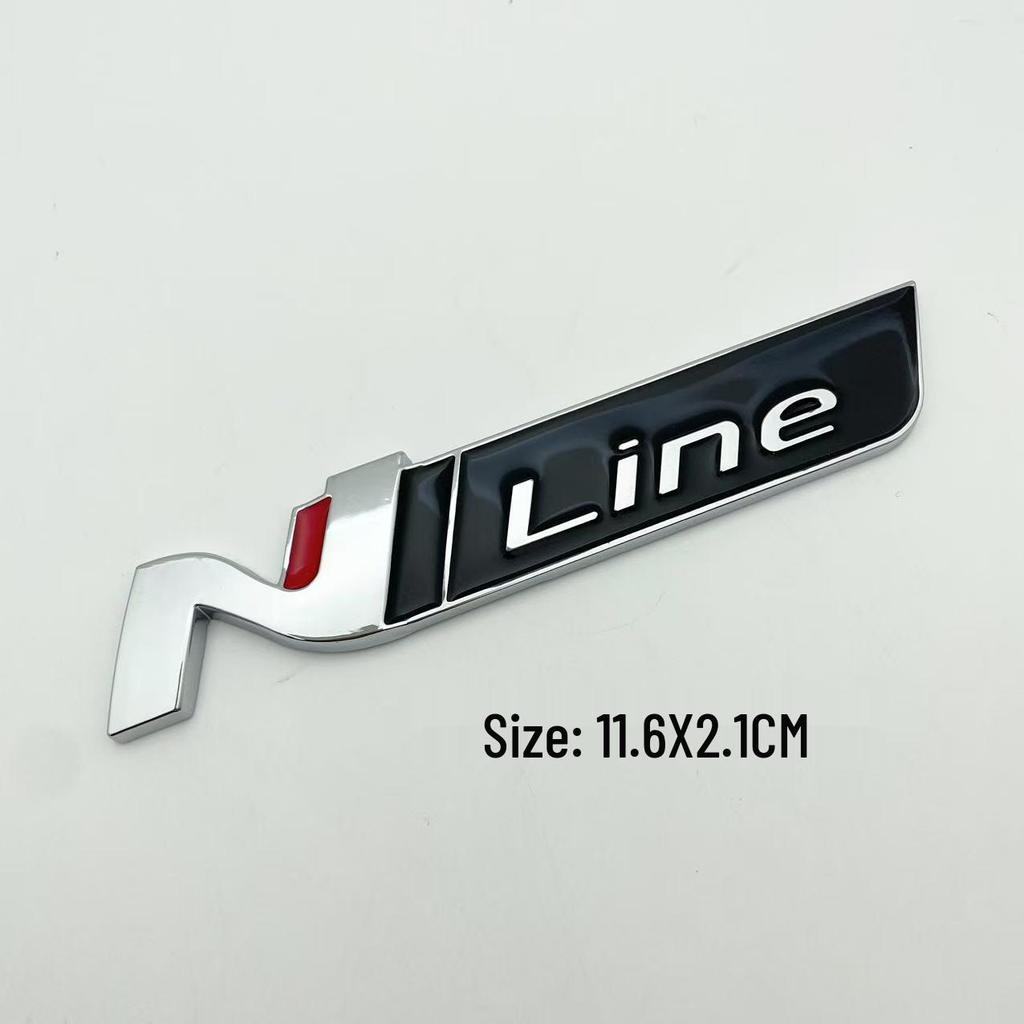 Hyundai Elantra Nline Sport Metal Car Emblem for Side or Tail Modification