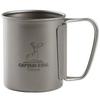 CaptaIn Stag Uh 4501 [чашка-кружка для улицы, одинарная кружка, 220 мл, складная ручка, легкий титан, сделано в Японии, сделано в Цубамесандзё]