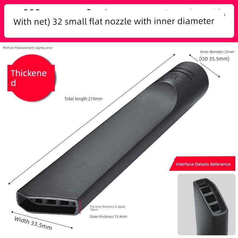 Attack CHARLES BARNES Vacuum Cleaner Head Suction Head Flat Nozzle Long Flat Nozzle Neutral Accessories Hose Connector Brush Head Flat Nozzle