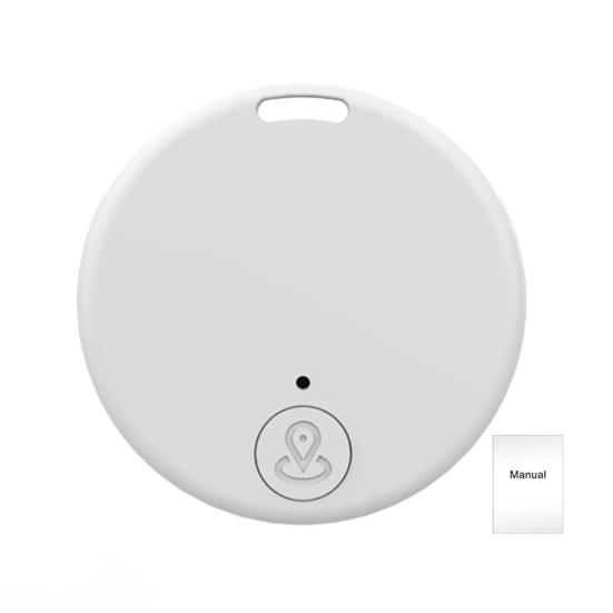 Круглый GPS-трекер с поддержкой Bluetooth, портативный, для ключей, кошелька, багажа, питомцев, искатель предметов, локатор, водонепроницаемый, двусторонняя сигнализация, устройство слежения против потери