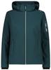 CMP Softshell Jacket Zip Hood Women (39A5006) Functional Jacket 39A5006 Trek Green
