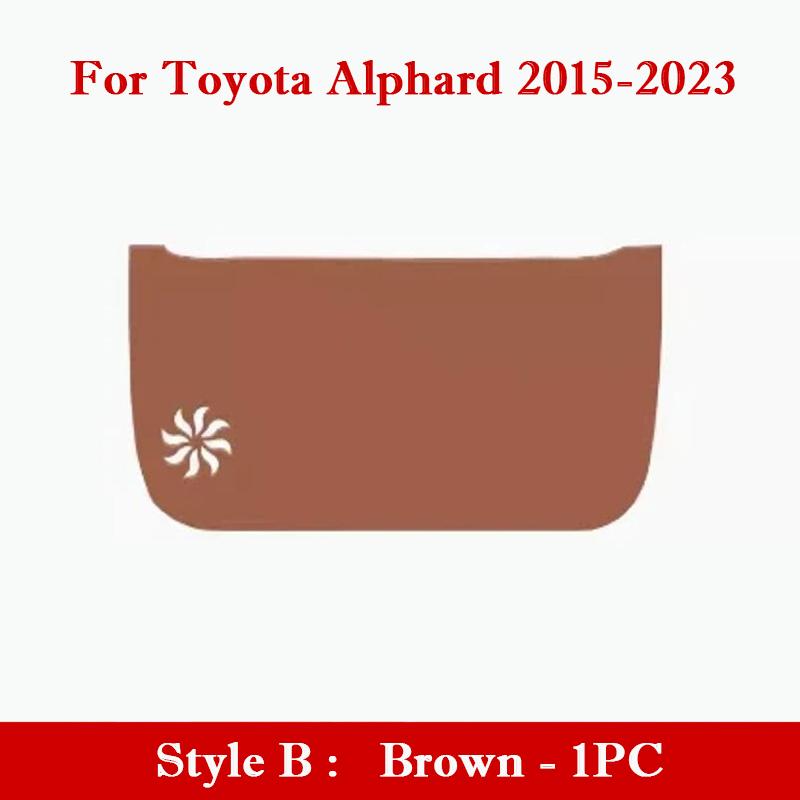 Для Toyota Vellfire Alphard 2015-2026 Накладка на дверь багажника от пинков Защитная наклейка на заднюю дверь от царапин Коврик в багажник Салон автомобиля