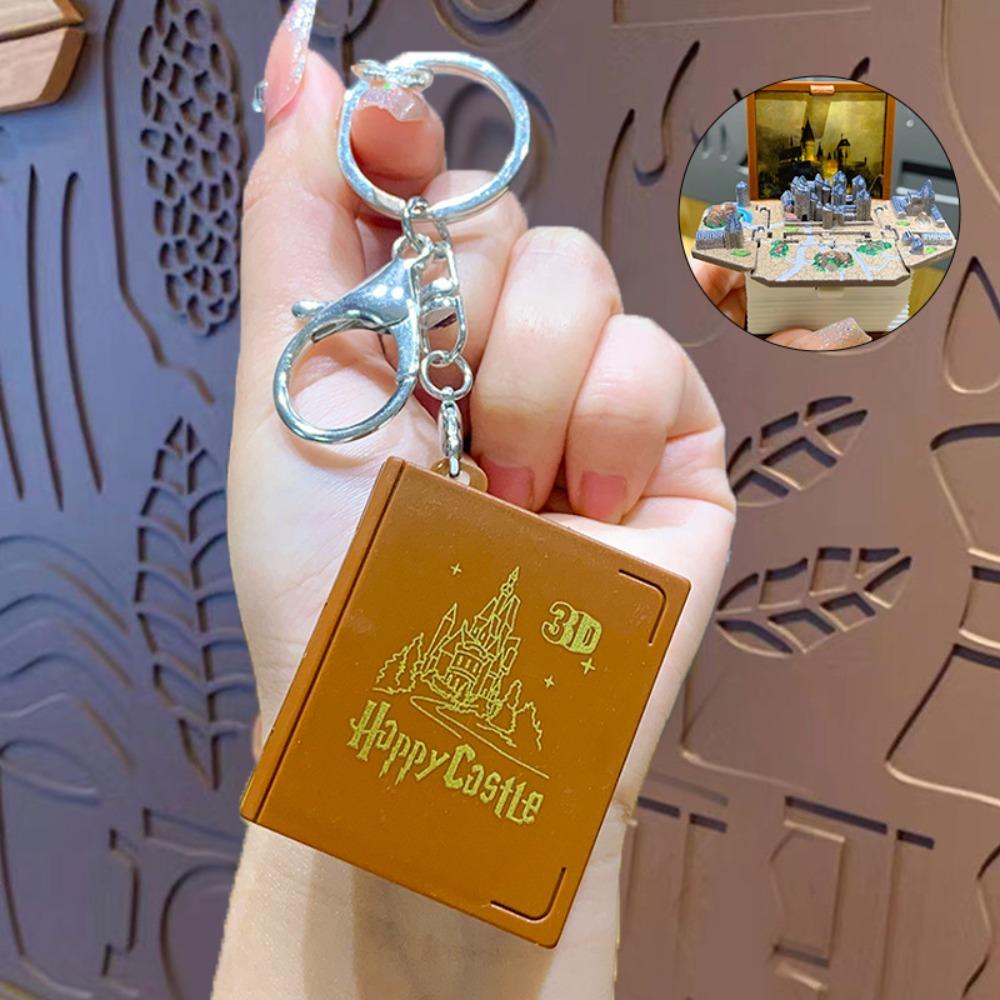 Складная 3D-книга-брелок, новинка, дизайн, взрыв бомбы, книга-сюрприз, игрушка