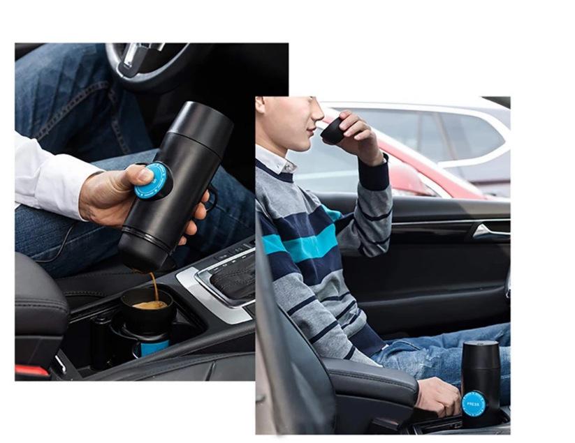 Портативная беспроводная электрическая кофеварка с логотипом - Автоматическая капсульная эспрессо для путешествий и домашнего использования