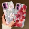Для iPhone 16 14 Plus 16e 7 8 X XS 12 15 17 Pro Max 13 Pro 11 XR SE 2022 Air Чехол для телефона Розовый цветок лилии Жесткая задняя крышка с принтом