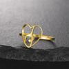 Кольца для гимнастик My Shape для женщин из нержавеющей стали, кольца для спортивных гимнасток, балерин, танцующих девушек, ювелирные изделия
