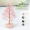 Дерево бонсай из розового кварца с основой в форме сердца – Дерево ручной работы по фен-шуй для любви, гармонии и исцеления – Декоративный предмет для дома
