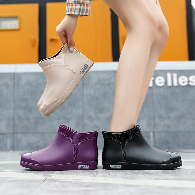 Женская обувь, модные нескользящие непромокаемые резиновые сапоги 2024 года, непромокаемые резиновые сапоги для женщин, водонепроницаемые рабочие ботинки Botas De Caza Espanolas