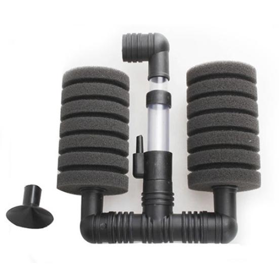 Воздушный насос для аквариума /пневматический, биохимический, губчатый фильтр