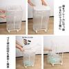 PRTONE Garbage Bag Holder with Vertical Garbage Can Set of Height Compatible with 20L To 90L Frame Just Trash with 2 Separate Trash Odor Leak Dust